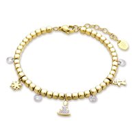 Pulsera Brand Mujer Natale in Acero Ematite 13BR017